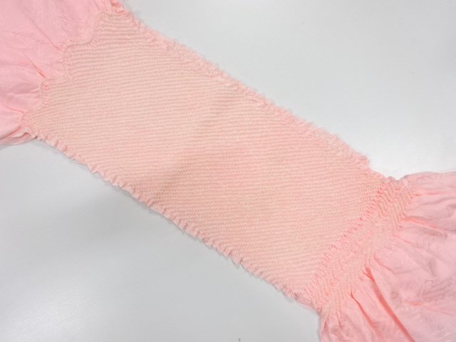 JAPANESE KIMONO / OBIAGE / SILK / SHIBORI